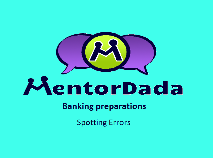Spotting Errors_English